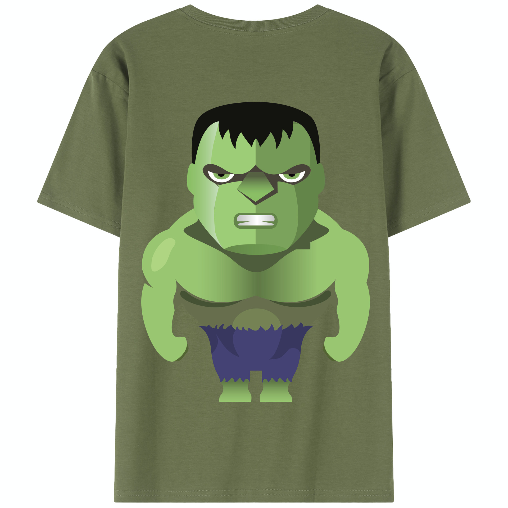（画像用） アベンジャーズ The Avengers 綿100％半袖Tシャツ（背面プリント）